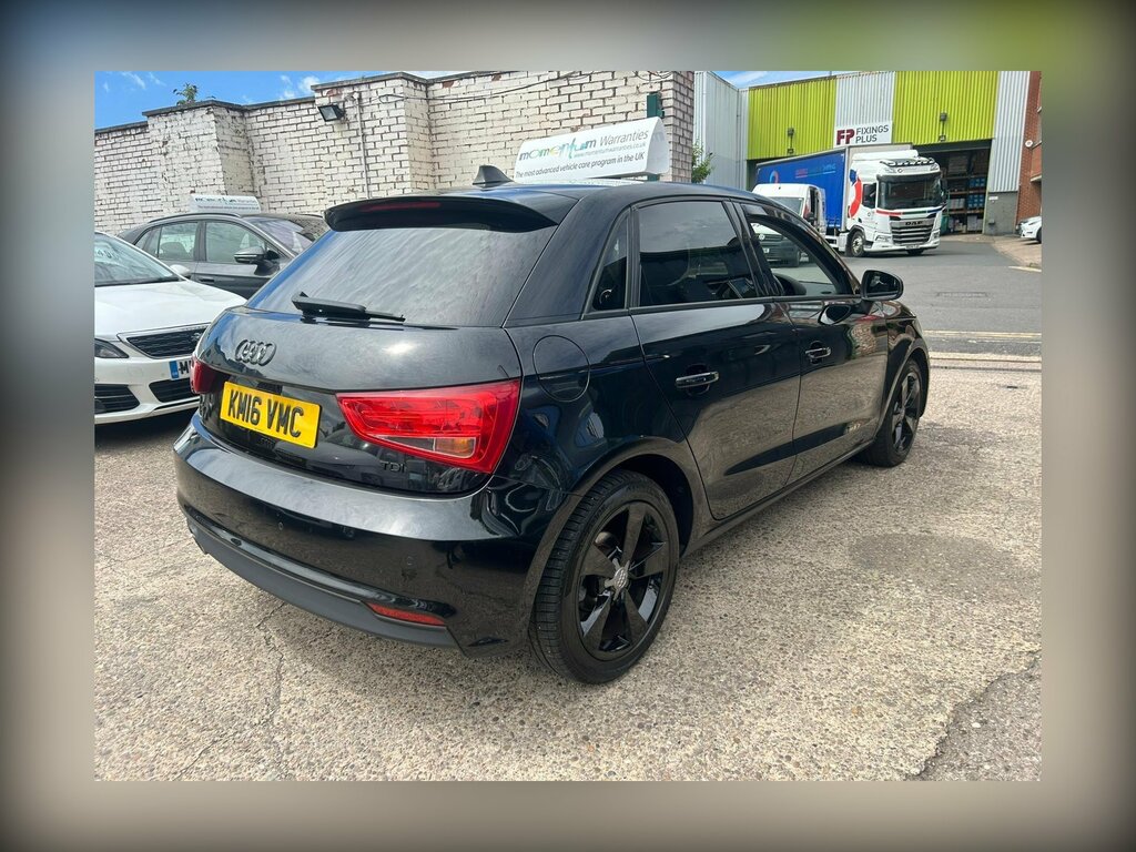 Audi A1 1.6 Tdi Sport Sportback Euro 6 Ss KM16VMC Black #3