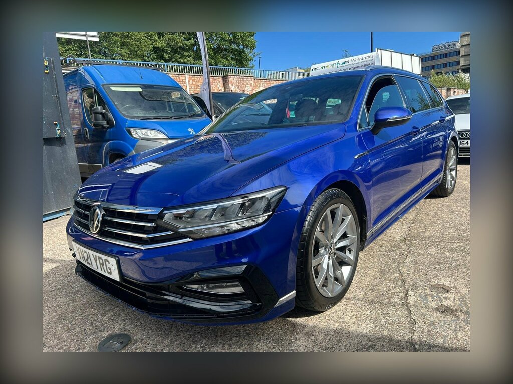 Volkswagen Passat 2.0 Tdi Evo R-line Dsg Euro 6 Ss VN21YRG Blue #2