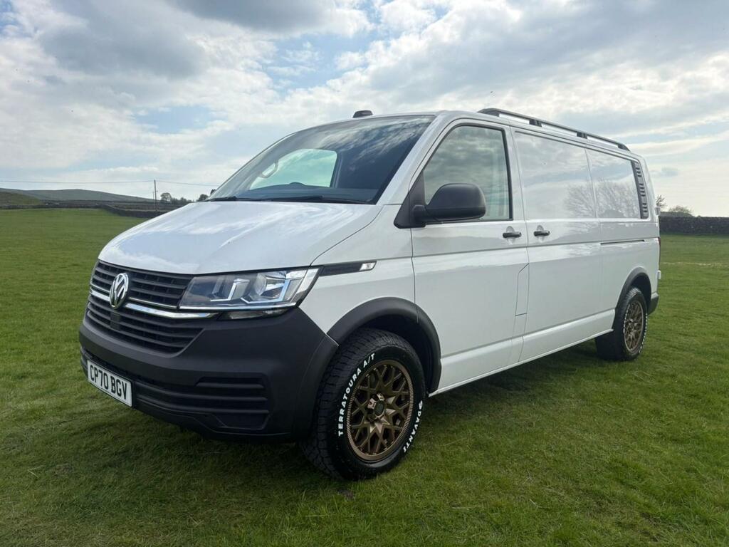 Volkswagen Transporter 2.0 Tdi T6.1 Lwb 102 Startline Van White #3