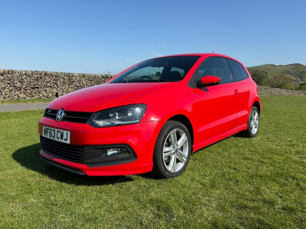 Volkswagen Polo 1.2 Tsi 105 R-line MF63CWJ Red #5