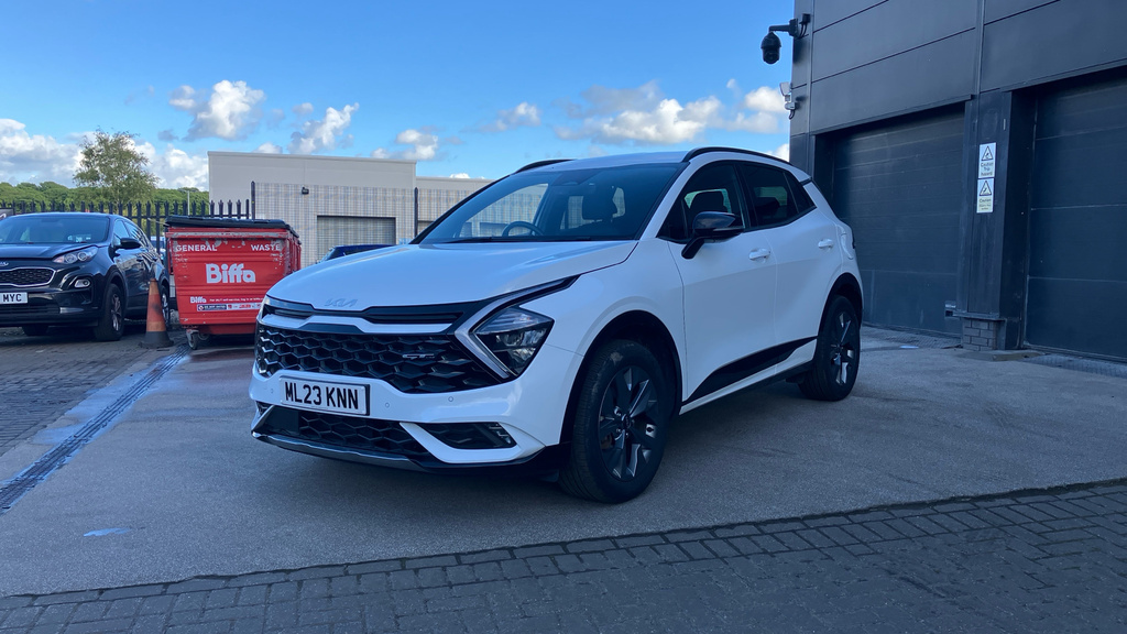 Kia Sportage 1.6 H T-gdi Gt-line Euro 6 Ss White #6