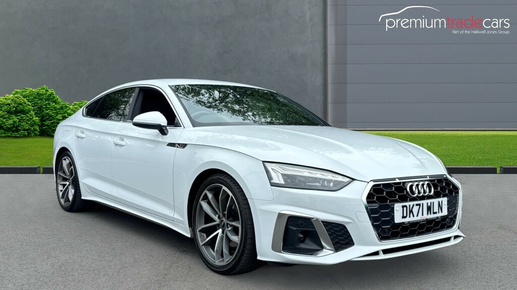 Audi A5 2.0 Tdi 35 S Line Sportback S Tronic Euro 6 Ss White
