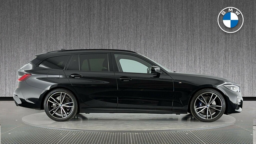 BMW 3 Series 2.0 318D Mht M Sport Touring Euro 6 Ss Black #3