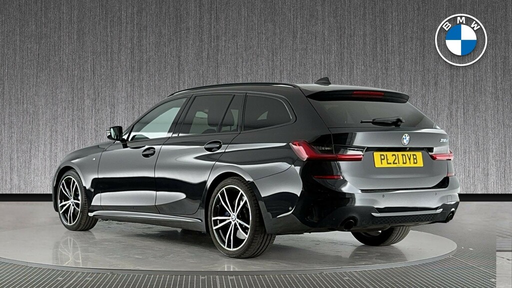 BMW 3 Series 2.0 318D Mht M Sport Touring Euro 6 Ss Black #2
