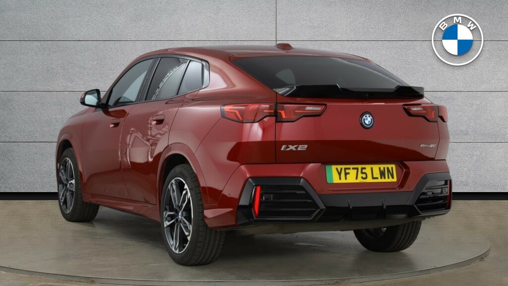 BMW iX2 20 66.5Kwh M Sport Edrive 11Kw Charger Red #2