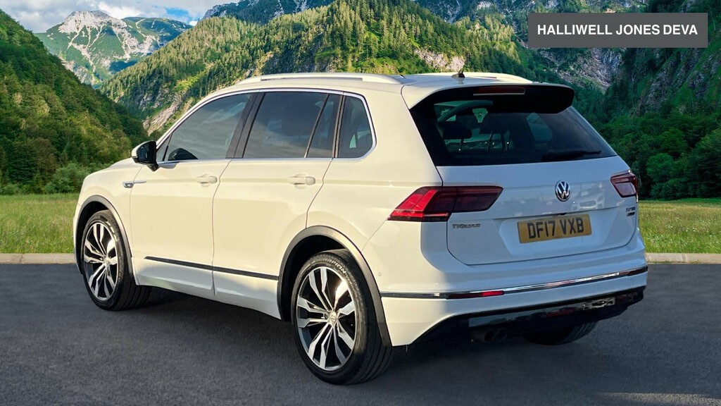 Volkswagen Tiguan 2.0 Tdi Bluemotion Tech R-line Dsg 4Motion Euro 6 White #2