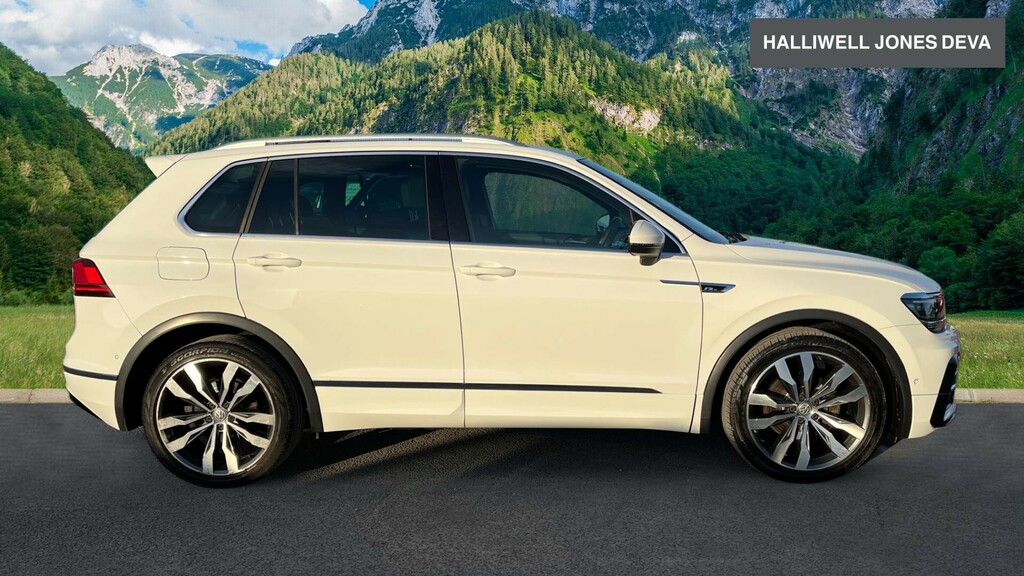 Volkswagen Tiguan 2.0 Tdi Bluemotion Tech R-line Dsg 4Motion Euro 6 White #3