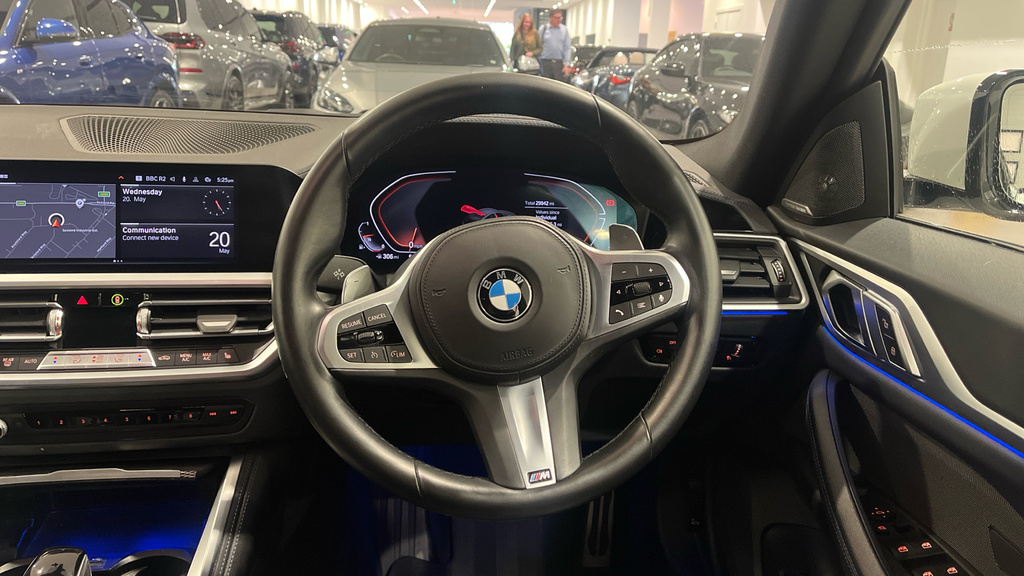 BMW 4 Series Gran Coupe 2.0 420I M Sport Euro 6 Ss White #5