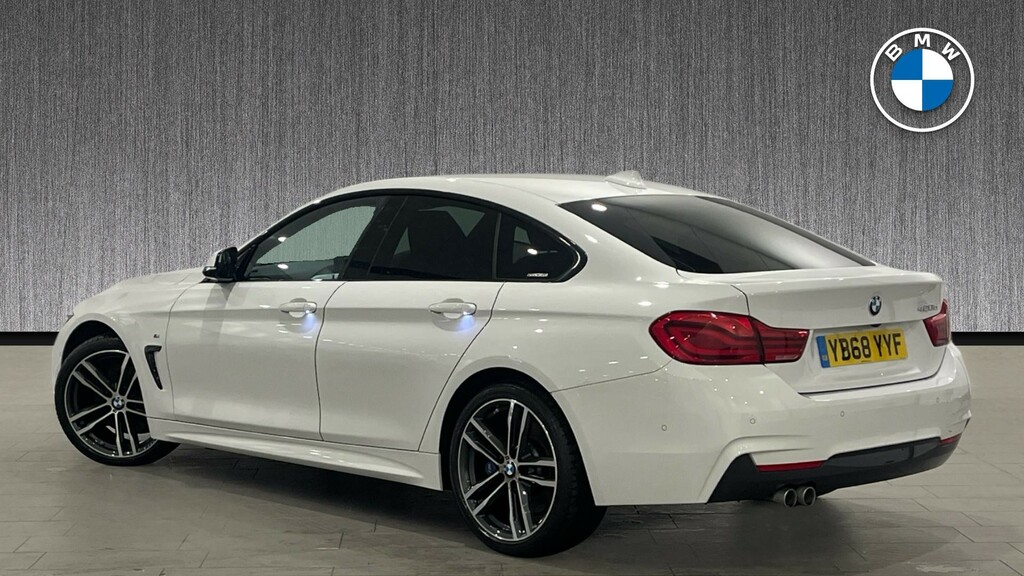 BMW 4 Series Gran Coupe 2.0 420D M Sport Euro 6 Ss White #2