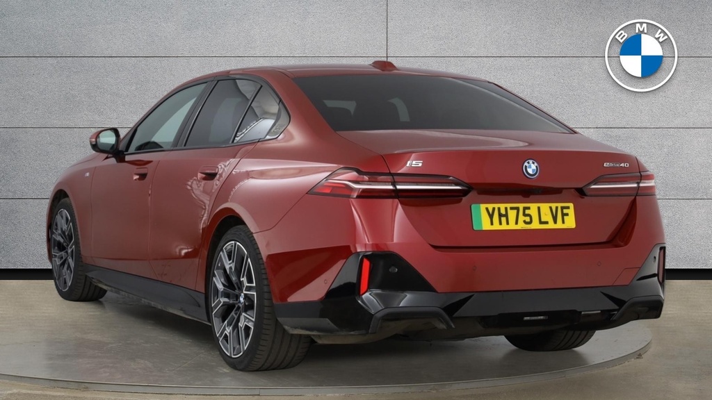 BMW i5 40 83.9Kwh M Sport Edrive 11Kw Charger Red #2