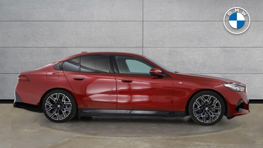 BMW i5 40 83.9Kwh M Sport Edrive 11Kw Charger Red #3