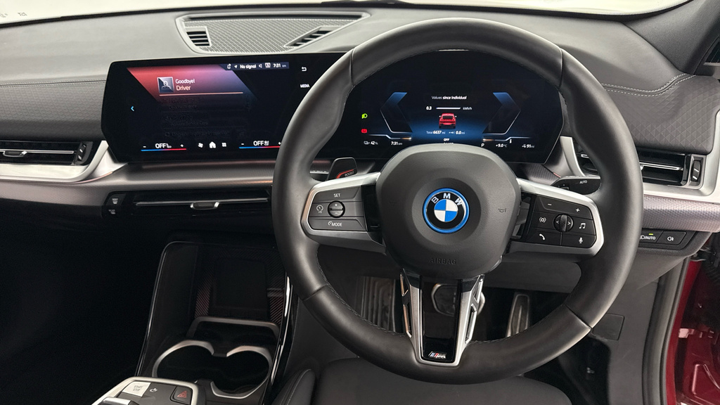 BMW iX2 20 66.5Kwh M Sport Edrive 11Kw Charger Red #5