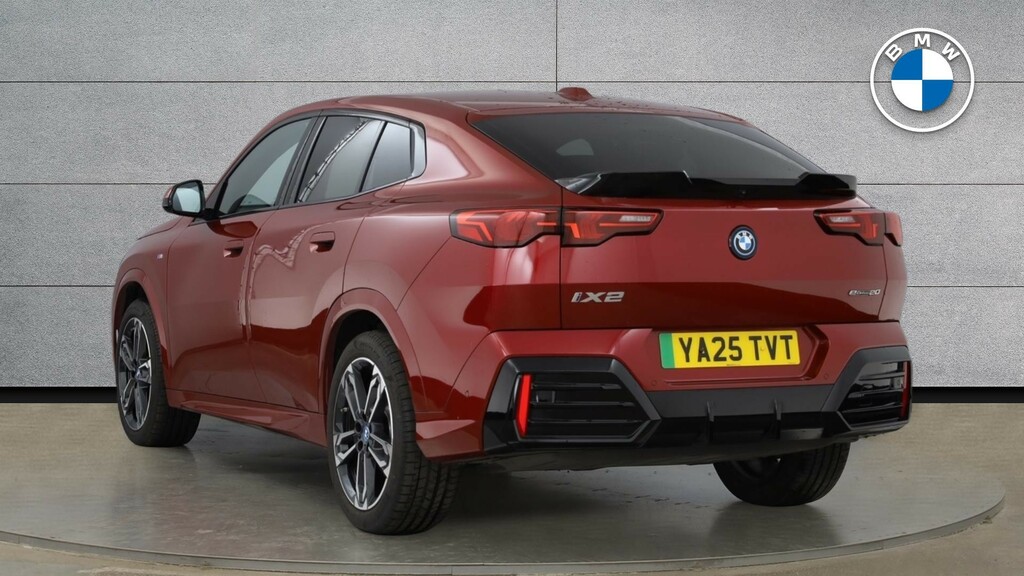 BMW iX2 20 66.5Kwh M Sport Edrive 11Kw Charger Red #2