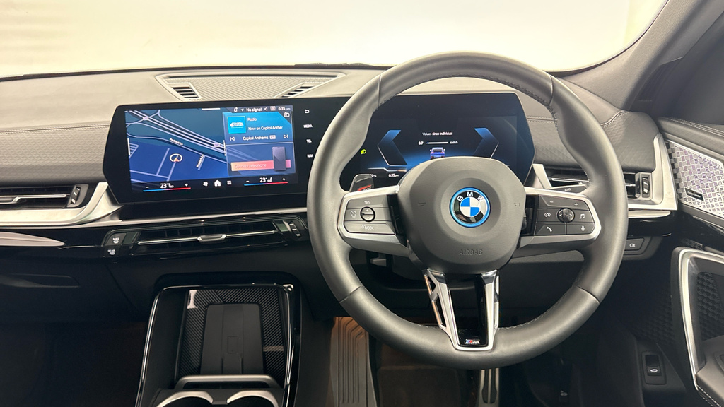 BMW iX2 20 66.5Kwh M Sport Edrive 11Kw Charger Blue #5