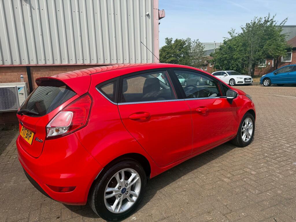 Ford Fiesta 1.0T Ecoboost Zetec Euro 6 Ss PY17BHP Red #6
