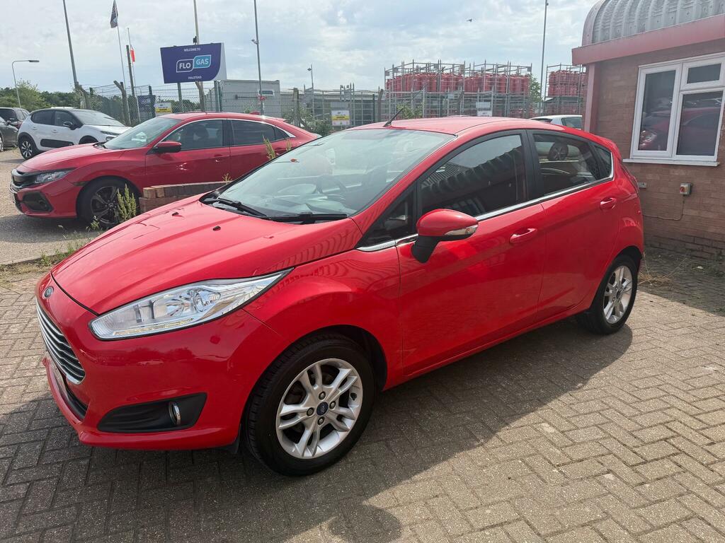 Ford Fiesta 1.0T Ecoboost Zetec Euro 6 Ss PY17BHP Red #3