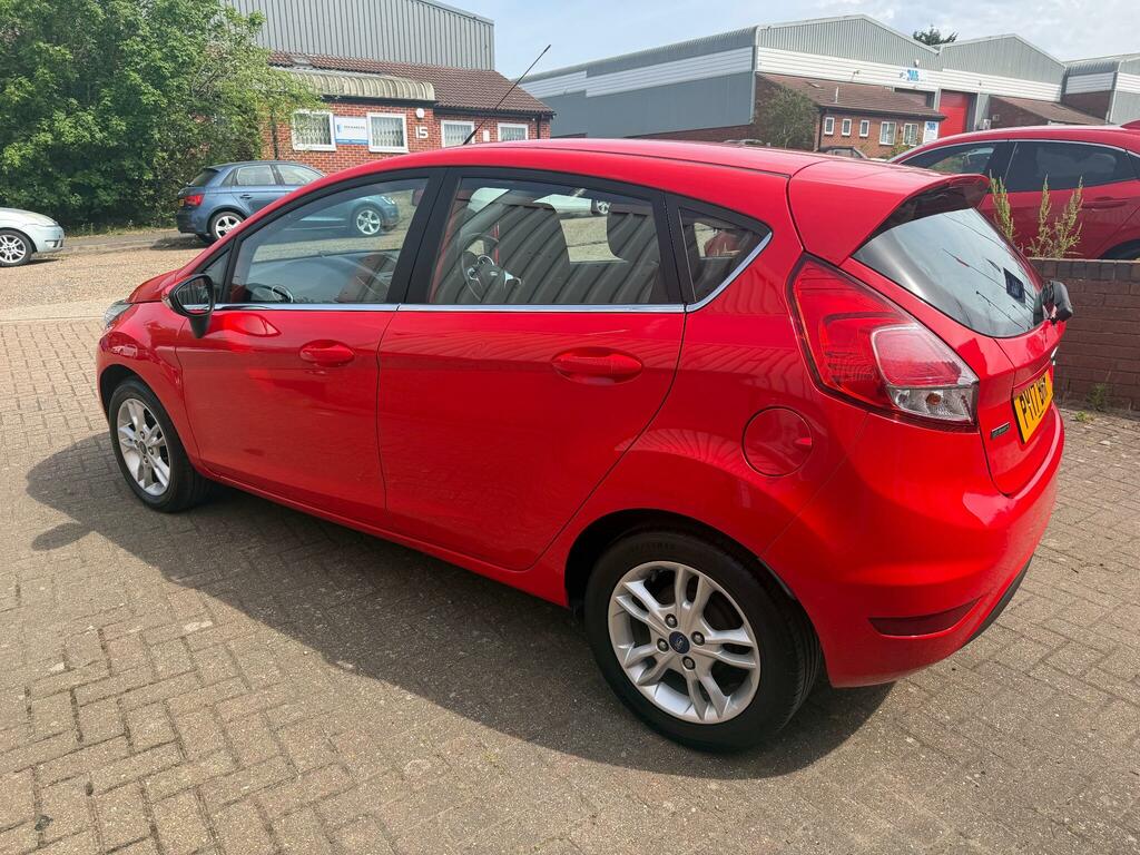 Ford Fiesta 1.0T Ecoboost Zetec Euro 6 Ss PY17BHP Red #4
