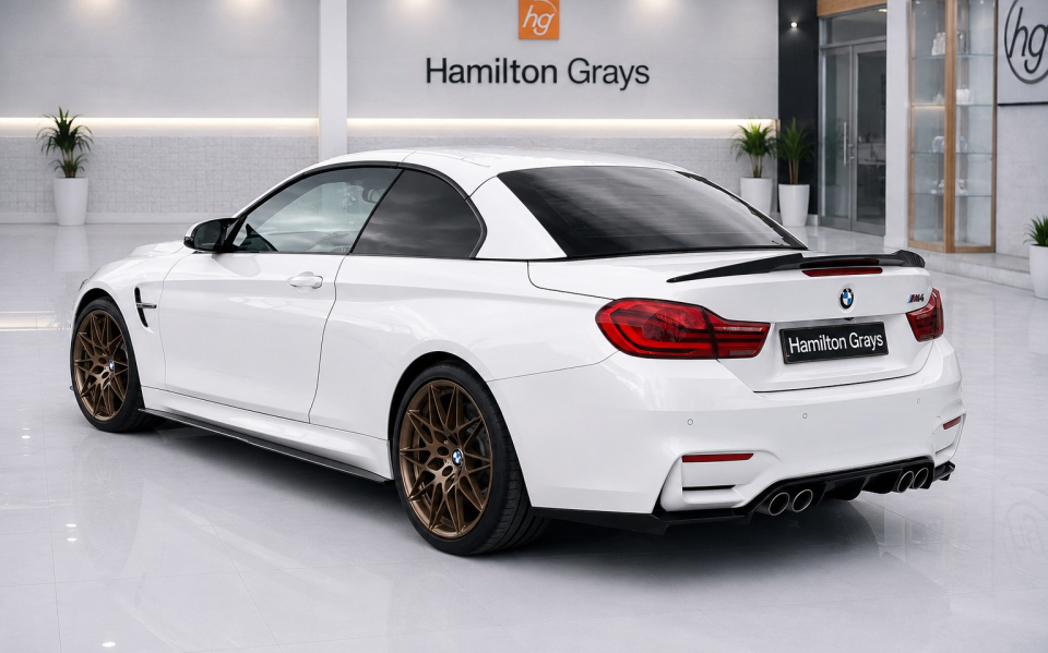 BMW M4 Petrol White