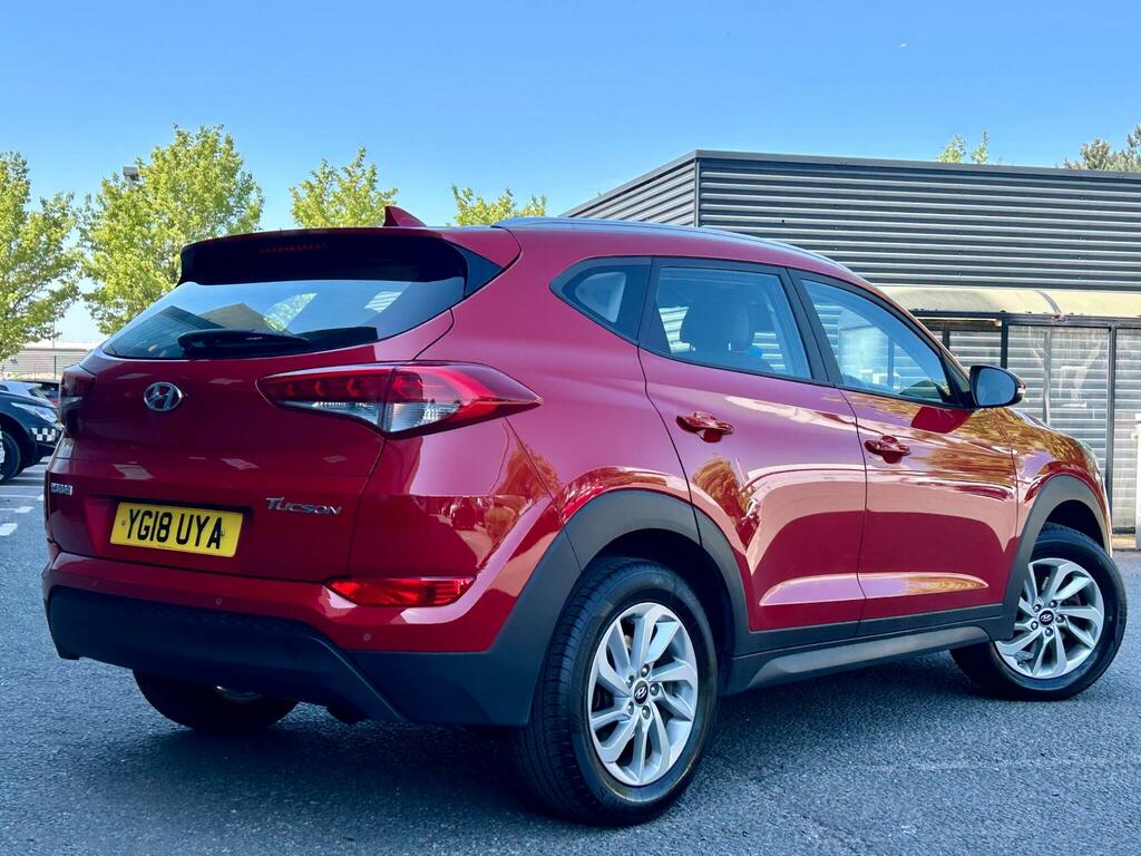 Hyundai Tucson 1.6 Gdi Blue Drive Se Nav Euro 6 Ss YG18UYA Red #2
