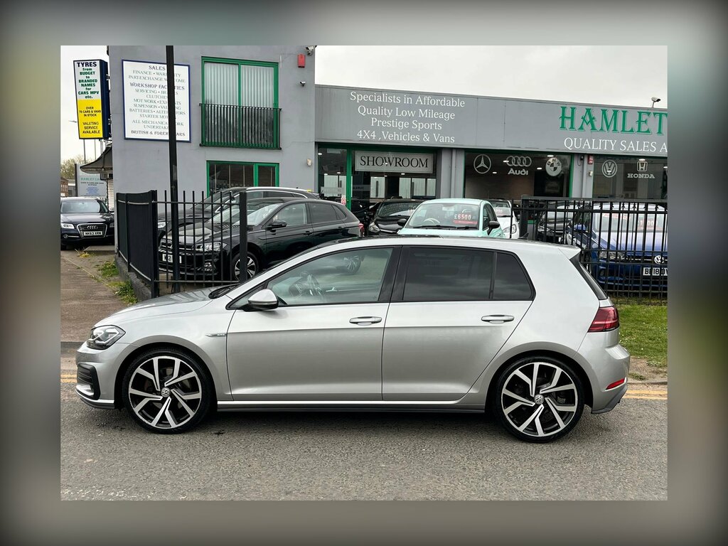 Volkswagen Golf 2.0 Tdi Gtd Hatchback Dsg Euro 6 Ss DA19JWD Silver #2