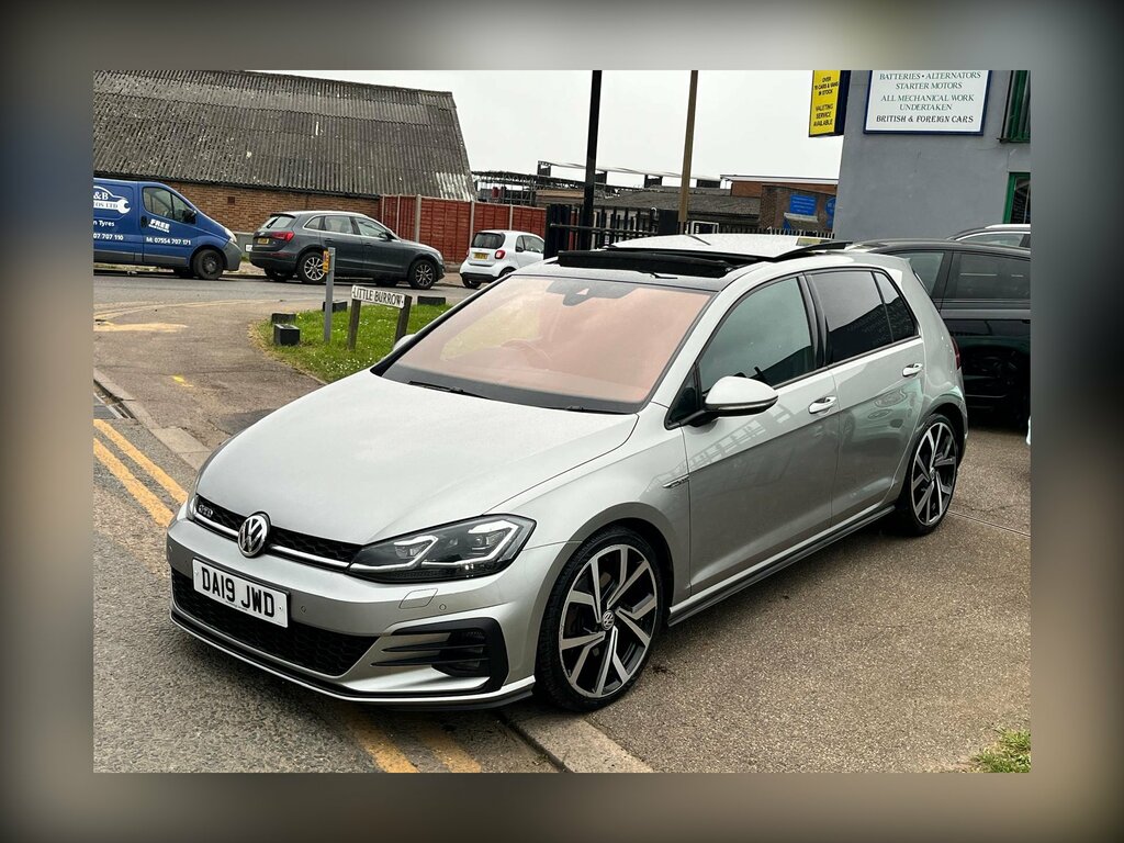 Volkswagen Golf 2.0 Tdi Gtd Hatchback Dsg Euro 6 Ss DA19JWD Silver #3
