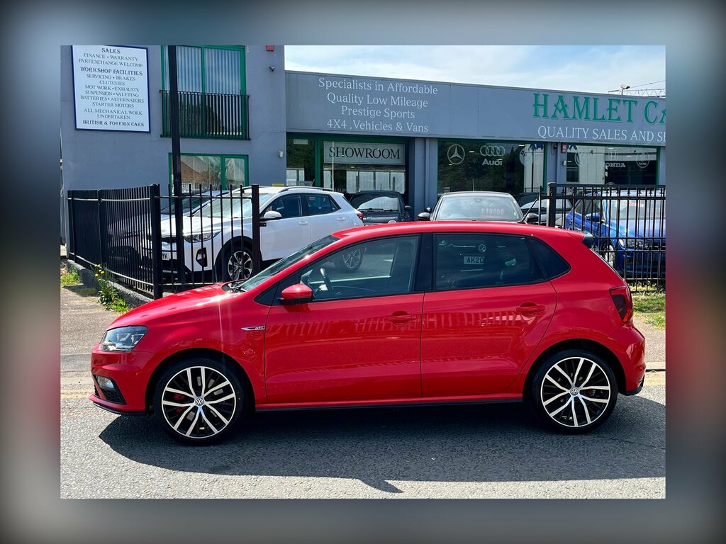 Volkswagen Polo 1.8 Tsi Bluemotion Tech Gti Hatchback M VK66AZT Red #2