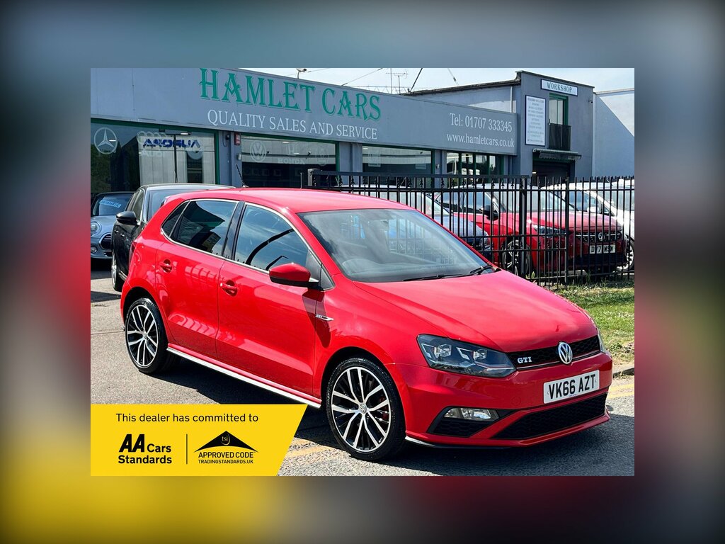 Volkswagen Polo 1.8 Tsi Bluemotion Tech Gti Hatchback M Red