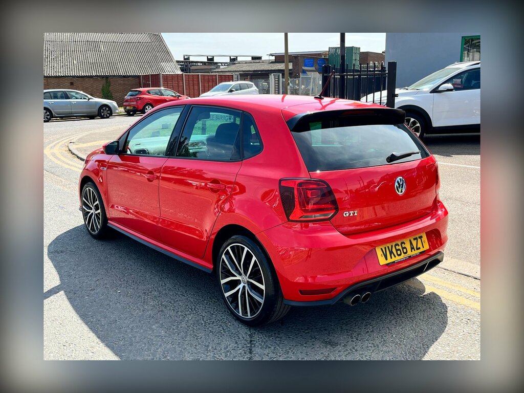 Volkswagen Polo 1.8 Tsi Bluemotion Tech Gti Hatchback M VK66AZT Red #4