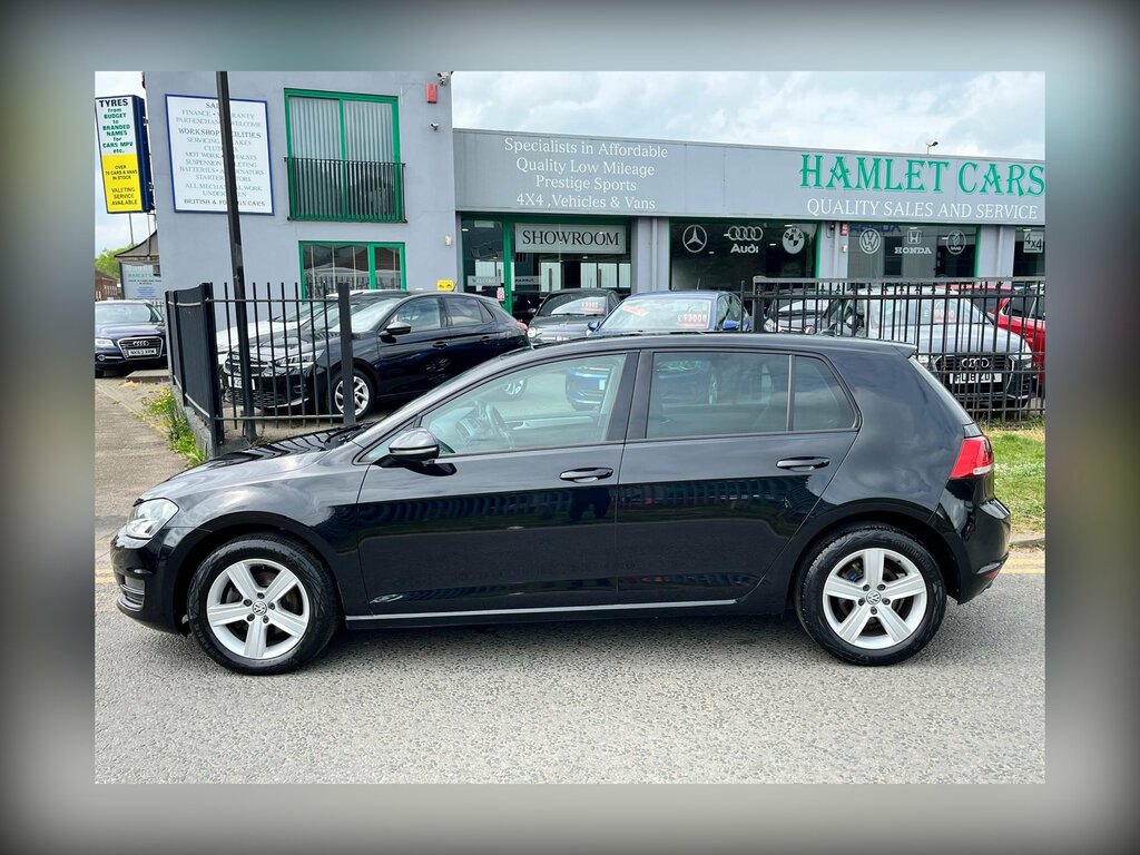 Volkswagen Golf 1.6 Tdi Bluemotion Tech Match Edition Hatchback DN66WGD Black #2