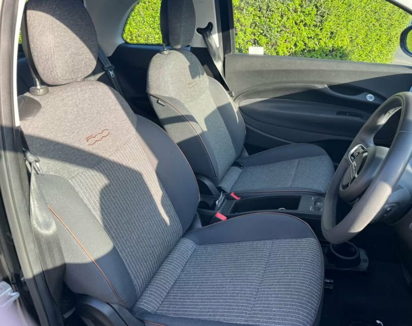 Fiat 500E Hatchback YP22CVJ Black #5