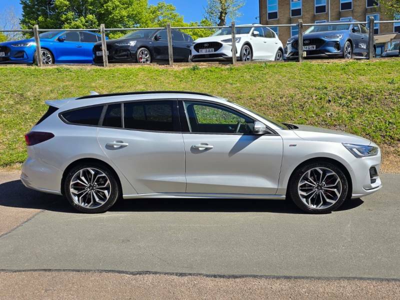 Ford Focus 1.0 Ecoboost Hybrid Mhev 155 St-line X - EF75DWE Silver #3