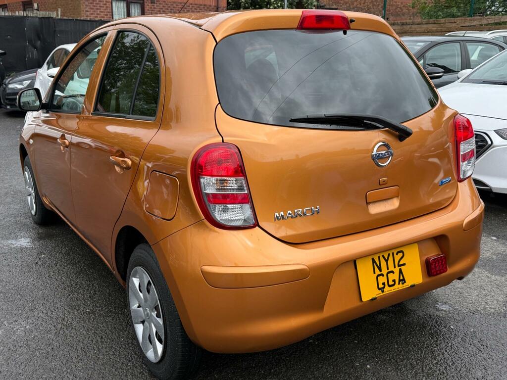 Nissan Micra 1.2 12V Visia Cvt Euro 5 NY12GGA Orange #4