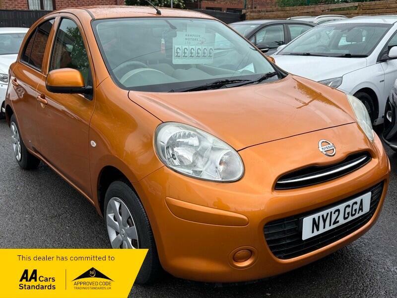 Nissan Micra 1.2 12V Visia Cvt Euro 5 Orange