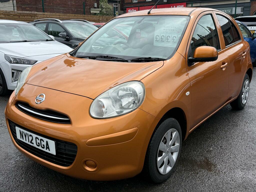 Nissan Micra 1.2 12V Visia Cvt Euro 5 NY12GGA Orange #2