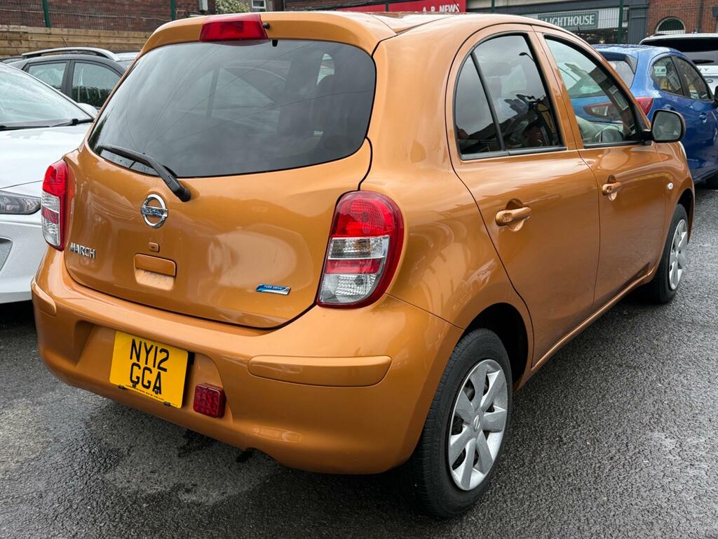 Nissan Micra 1.2 12V Visia Cvt Euro 5 NY12GGA Orange #3