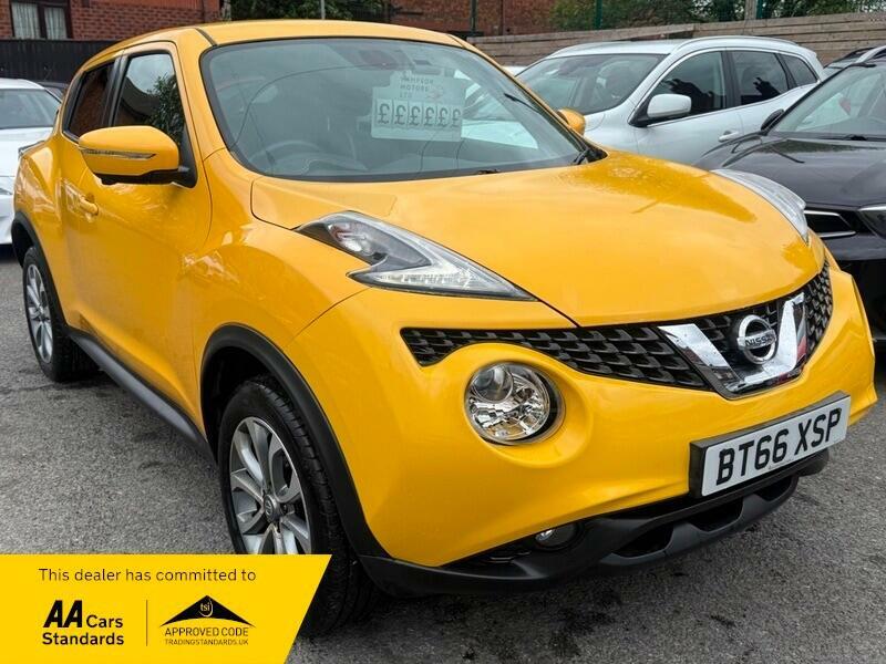 Nissan Juke 1.6 Tekna Xtron Euro 6 Yellow
