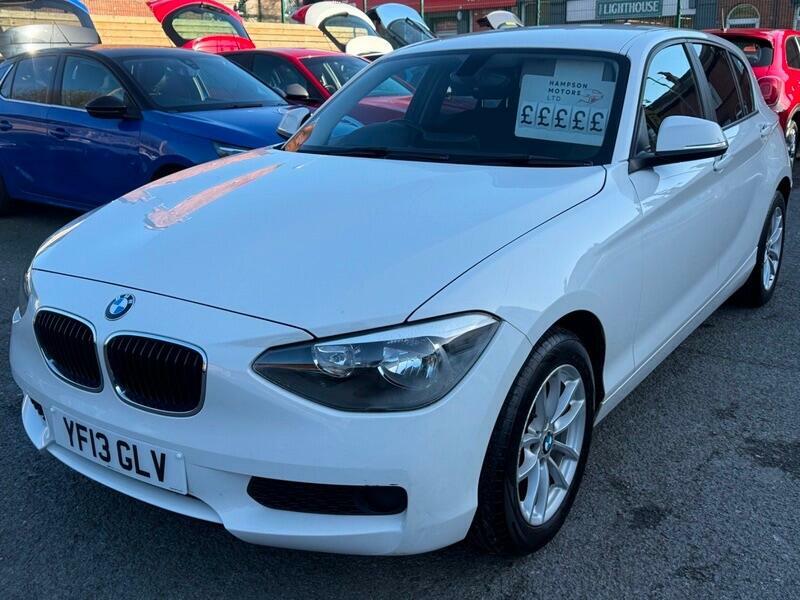 BMW 1 Series 1.6 116I Es Euro 6 Ss YF13GLV White #2