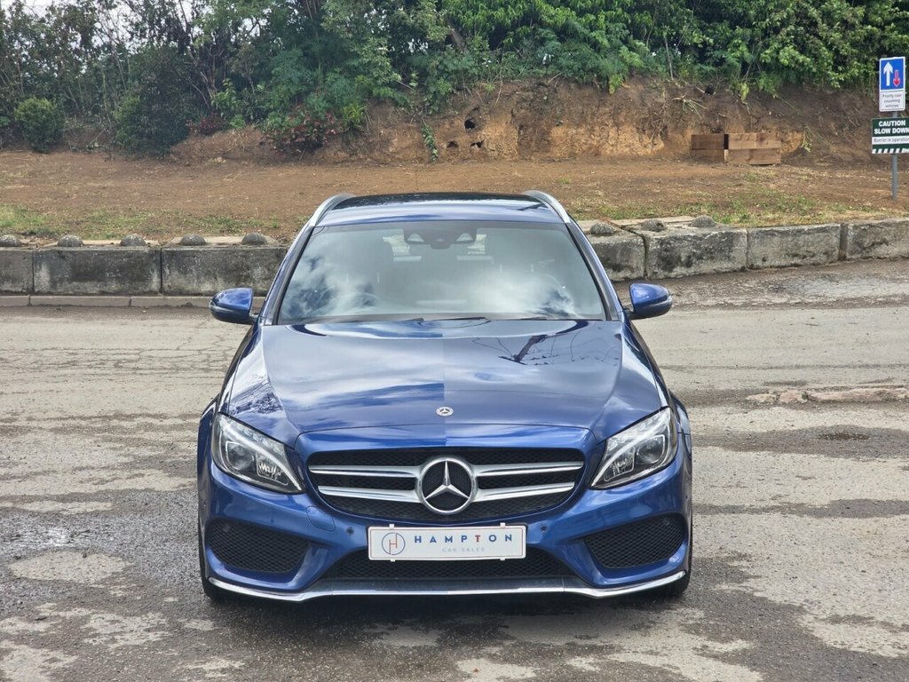 Mercedes-Benz C Class Estate KM18RNJ Blue #4