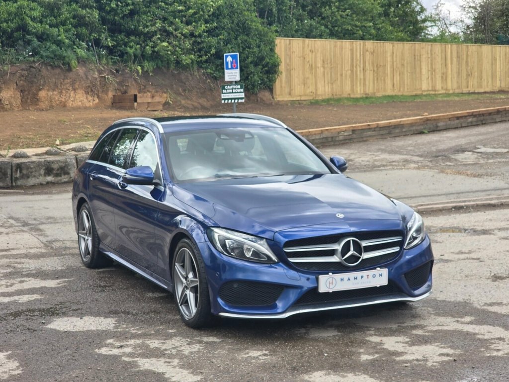 Mercedes-Benz C Class Estate KM18RNJ Blue #2