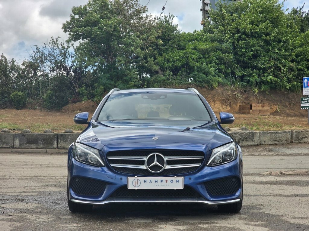 Mercedes-Benz C Class Estate KM18RNJ Blue #3