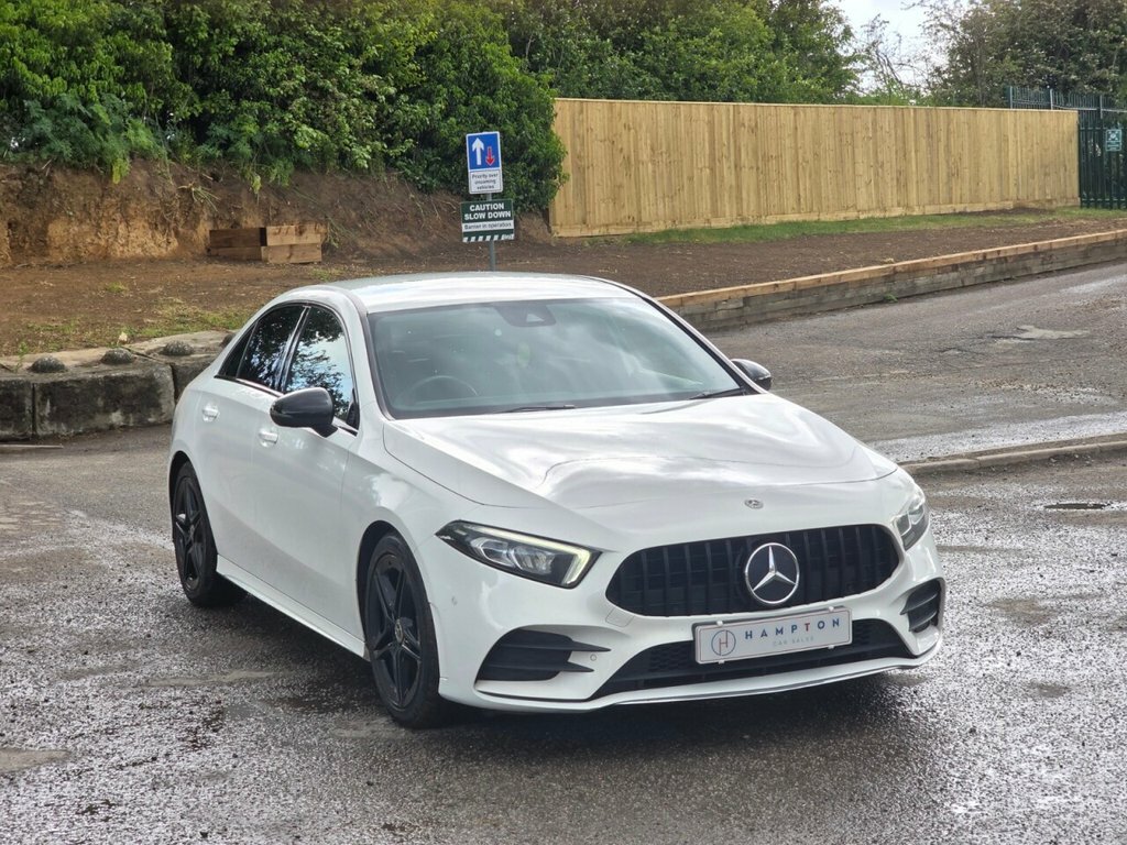 Mercedes-Benz A Class Saloon YS69MHM White #2