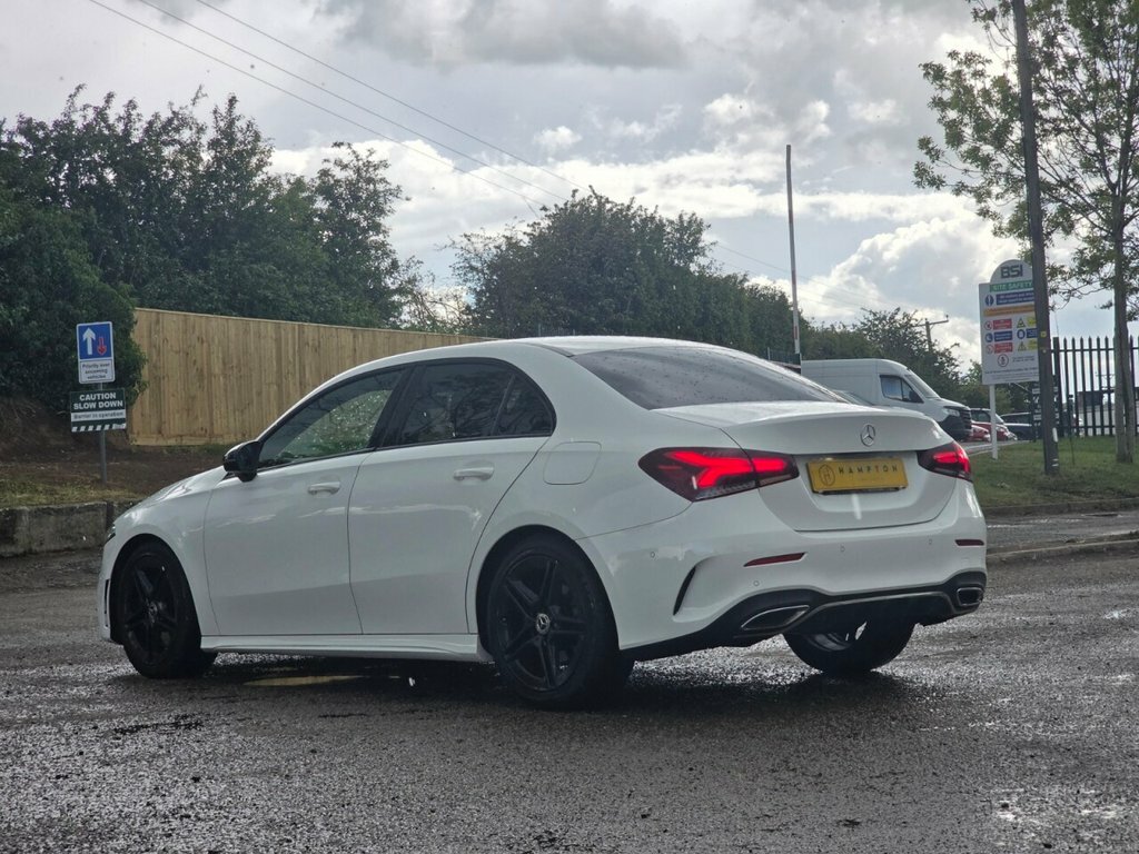 Mercedes-Benz A Class Saloon YS69MHM White #6