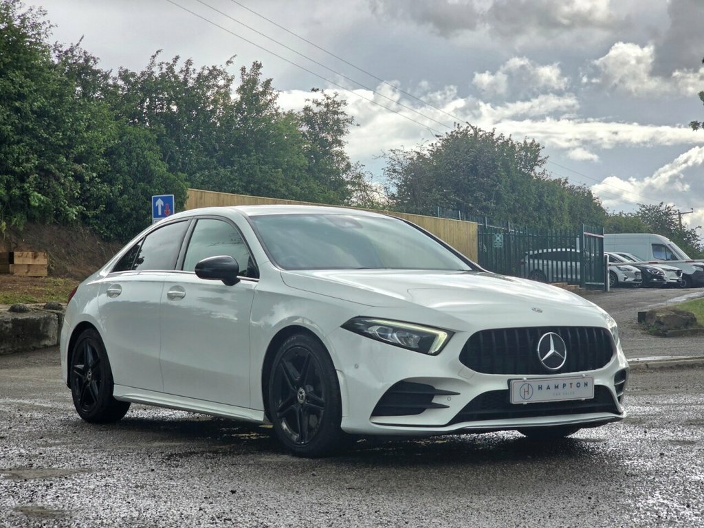 Mercedes-Benz A Class Saloon YS69MHM White