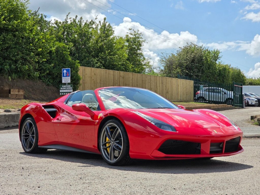 Ferrari 488 Convertible Red