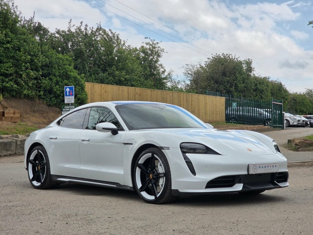 Porsche Taycan Saloon White