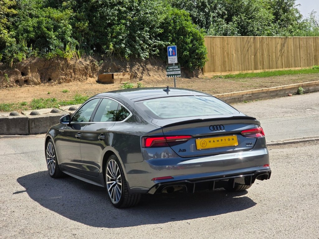 Audi A5 Sportback Tfsi Quattro S Line WJ18XMY Grey #6
