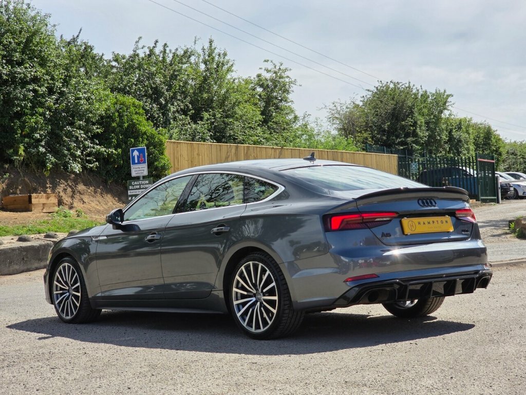 Audi A5 Sportback Tfsi Quattro S Line WJ18XMY Grey #5