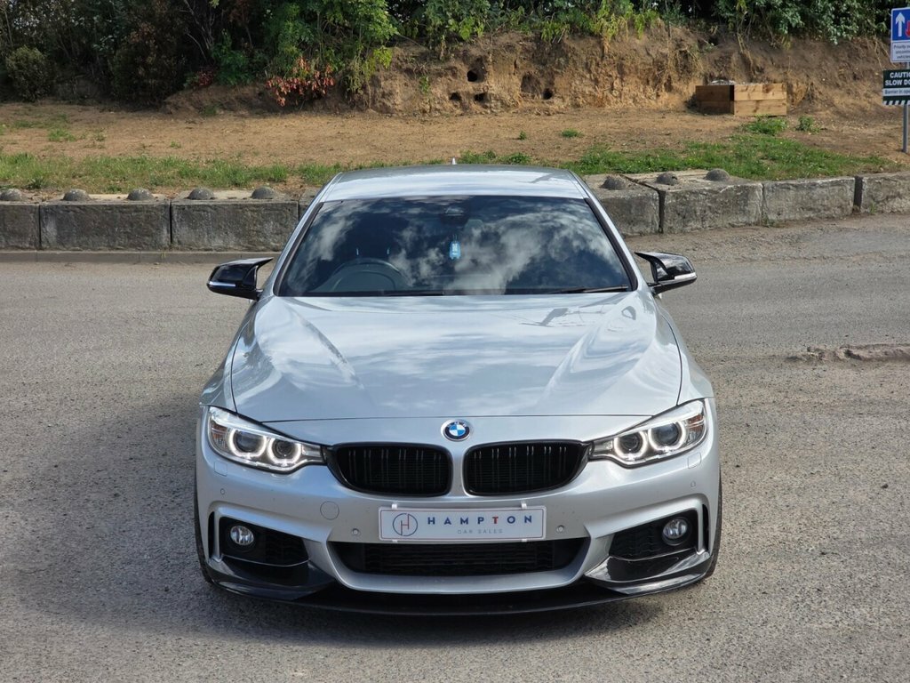 BMW 4 Series Gran Coupe Hatchback YB66UJH Silver #4