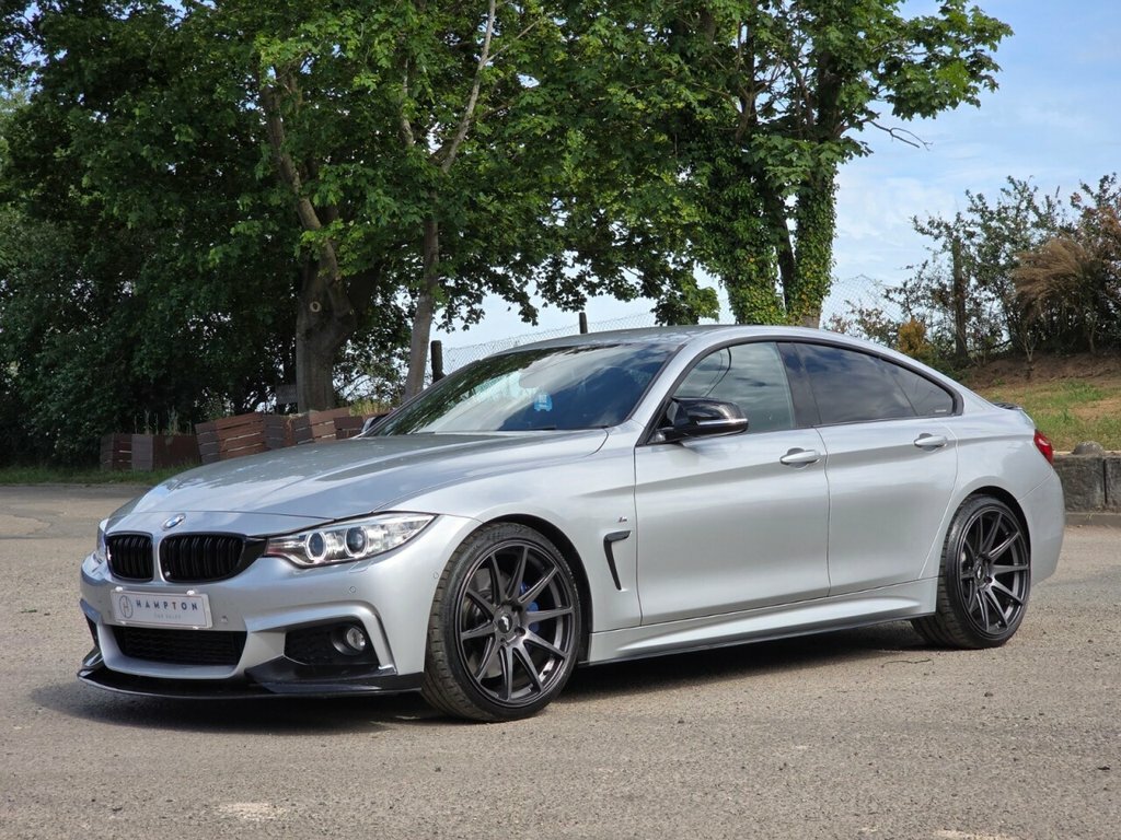BMW 4 Series Gran Coupe Hatchback YB66UJH Silver #5