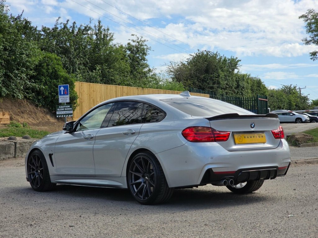 BMW 4 Series Gran Coupe Hatchback YB66UJH Silver #6